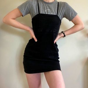 Zara Authentic Denim Black Dress